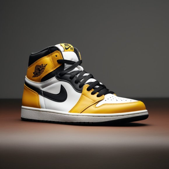 Jordan 1 Retro High OG Yellow Toe Size 13 - Picture 2 of 10